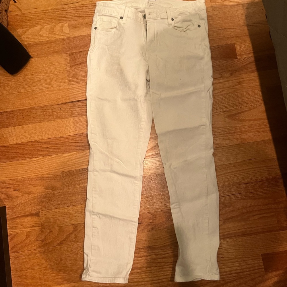 Paige White Kylie Crop Pants